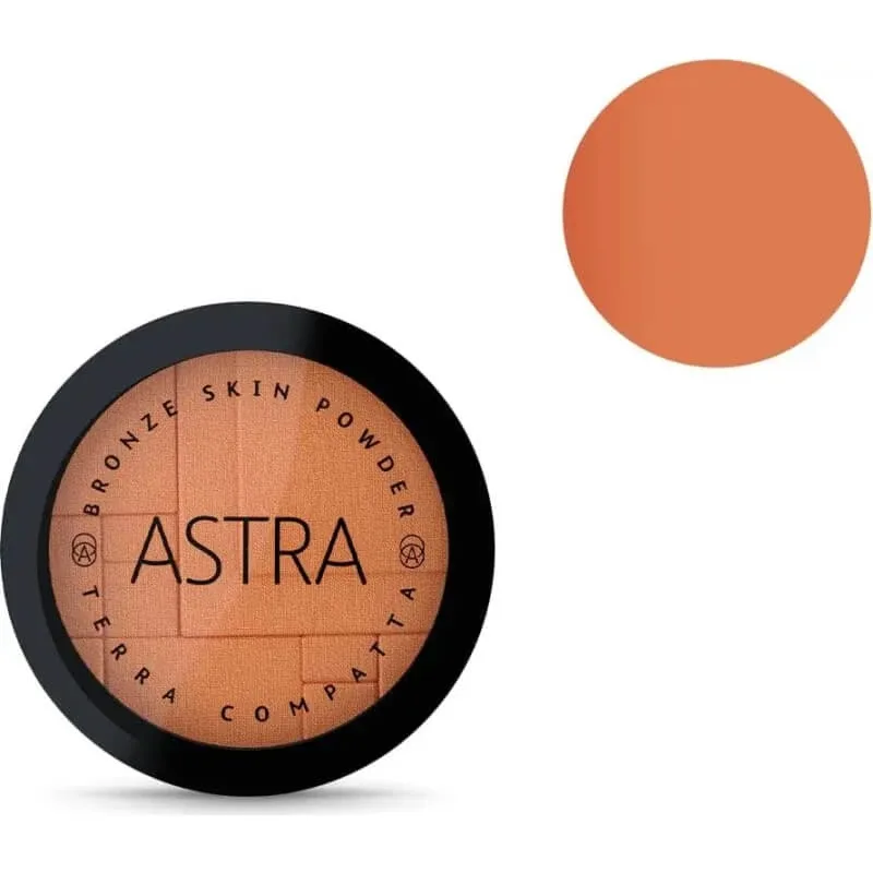 Astra bronze skin powder – pudră bronzantă compactă nr. 04 ruginiu — preț și oferte