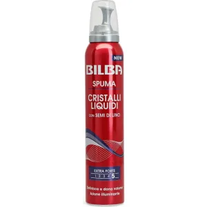 Bilba Spuma cu semințe de in și cristale lichide, fixare extra puternică, 200 ml