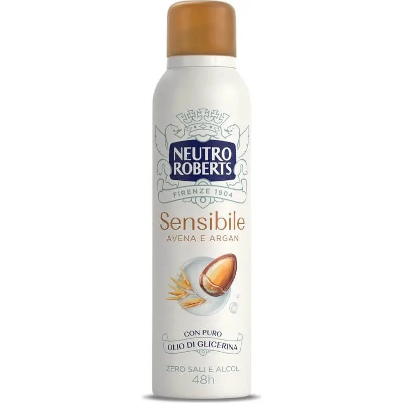 Neutro Roberts Sensibile cu ovăz și argan – deodorant spray 150 ml — preț și oferte