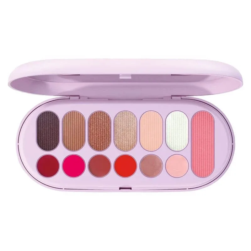 Pupa Make My Day Pocket – paletă de machiaj pentru față, ochi și buze nr. 001 violet — preț și oferte