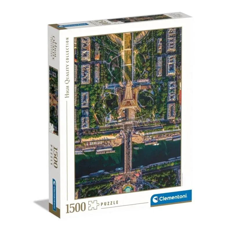 Clementoni Puzzle Collection Flying Over Paris – puzzle pentru adulți de 1500 de piese — preț și oferte