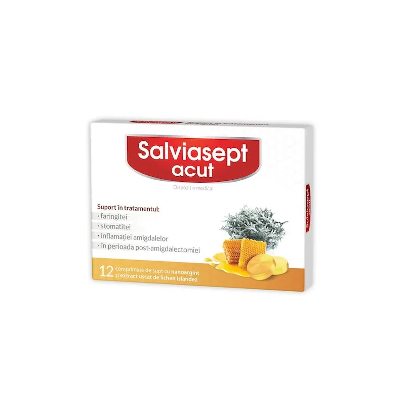 Salviasept Acut | 12 comprimate NP PHARMA — preț și oferte