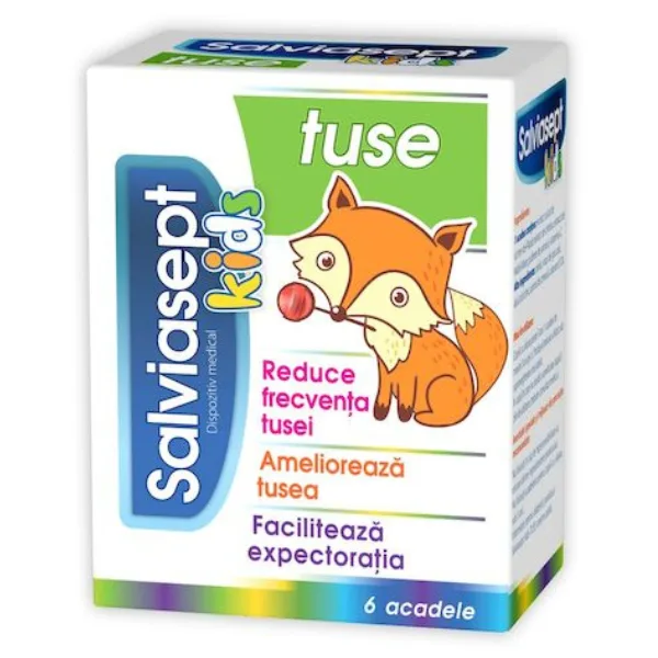 Salviasept Kids Tuse | 6 acadele NP PHARMA — preț și oferte