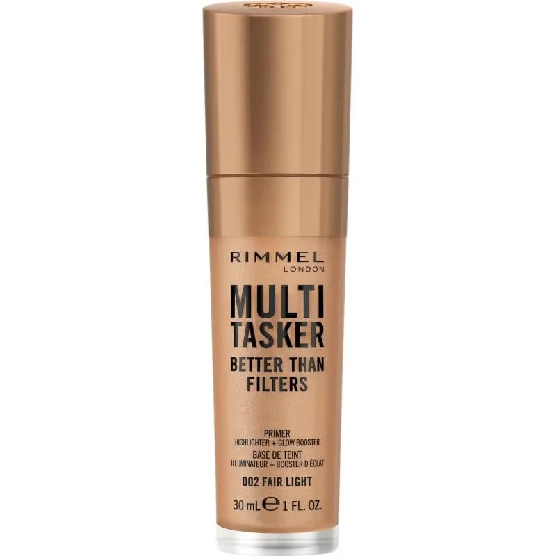 Rimmel multi-tasker „Better than Filters” 3 în 1 – primer, amplificator de strălucire și iluminator nr. 002 fair light Rimmel London — preț și oferte