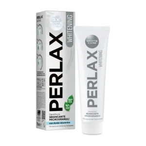Perlax Pastă de dinți de albire 3x White Care, cu microgranule și acid hialuronic, 75 ml