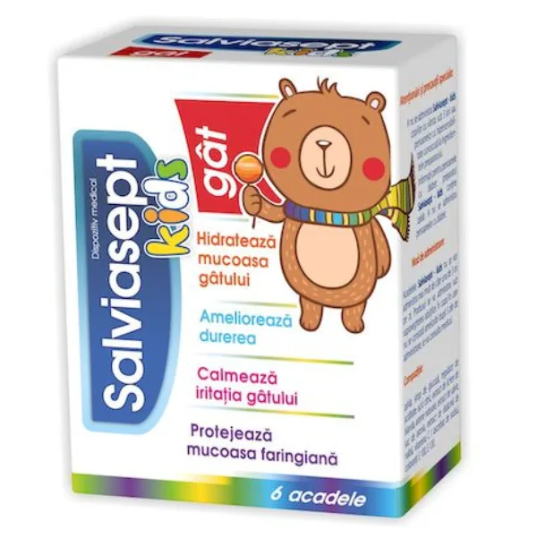 Salviasept Kids, Zdrovit | 6 acadele NP PHARMA — preț și oferte