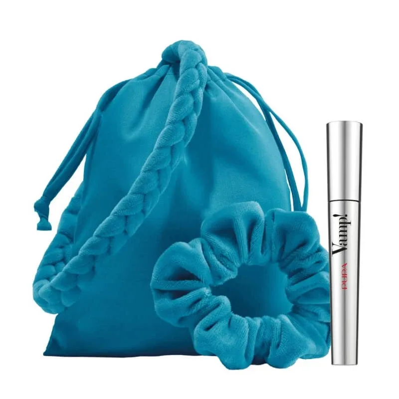 Pupa vamp! Set de seducție: privire și stil – rimel vamp! extra black + bandă pentru păr + elastic pentru păr + poșetă — preț și oferte