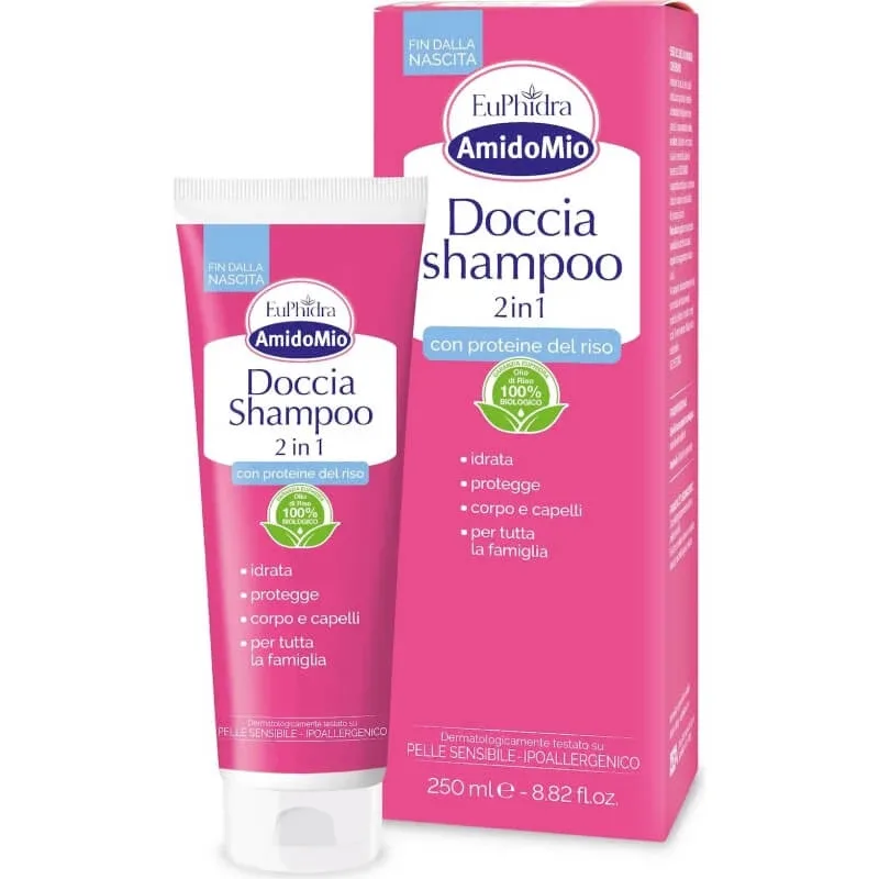 Euphidra Amidomio – șampon și gel de duș 2 în 1 pentru corp și păr, 250 ml — preț și oferte