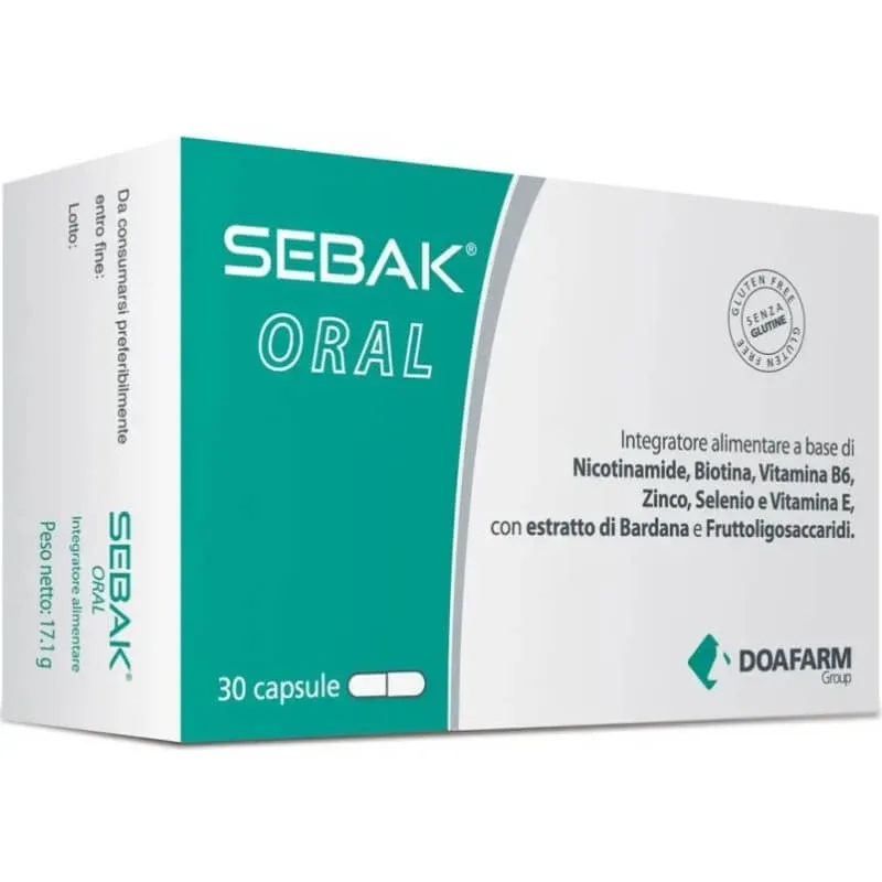 Sebak oral 30 capsule – supliment alimentar pentru sănătatea pielii — preț și oferte