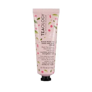 Teaology Tea infusion skincare - cremă pentru mâini și unghii cu ceai de trandafir negru, 75 ml