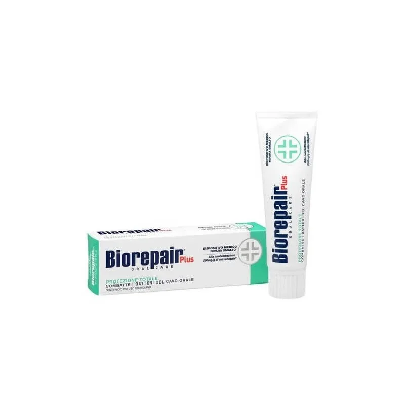 Biorepair plus protecție totală – pastă de dinți pentru protecție împotriva cariilor, 75 ml — preț și oferte