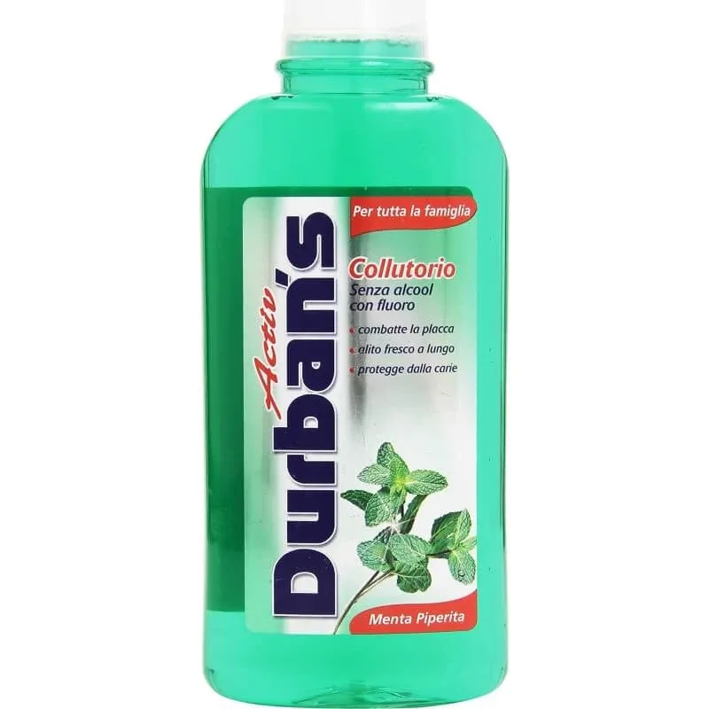 Durban's Apă de gură h12 cu mentă piperată, fără alcool, 500 ml — preț și oferte