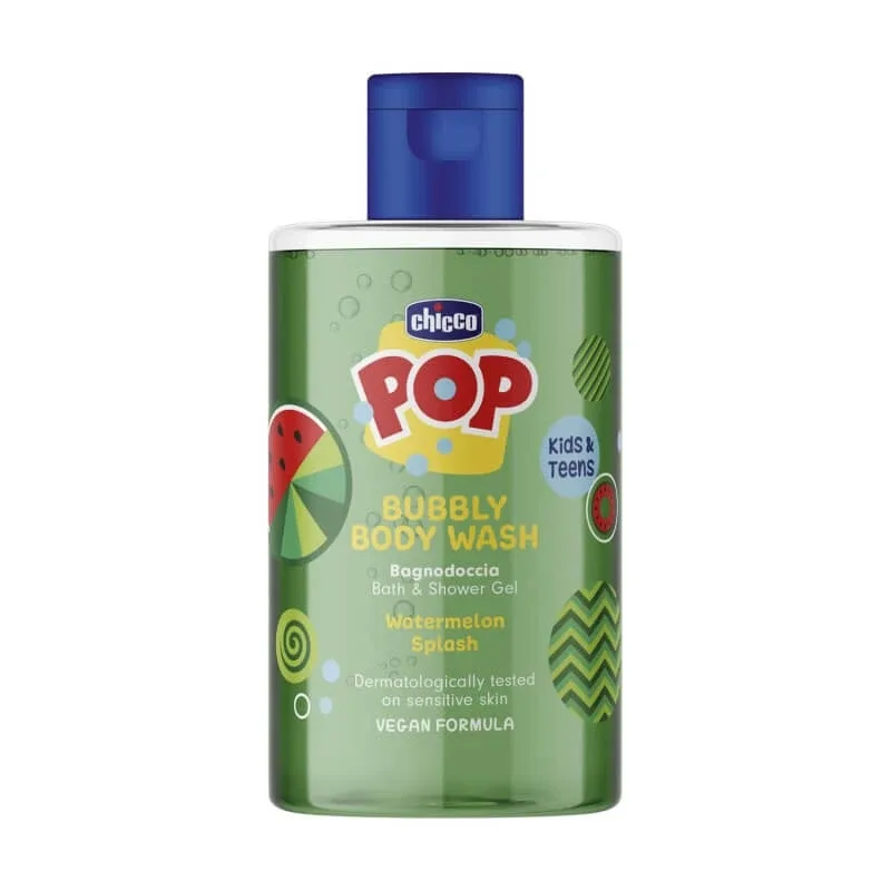 Chicco Pop Bubbly Anguria Splash – gel de duș pentru copii, 300 ml — preț și oferte