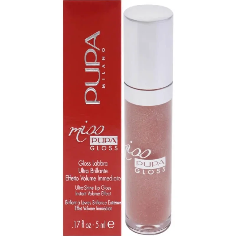 Pupa Miss Pupa Gloss – luciu de buze strălucitor nr. 102 Sexy Skin — preț și oferte