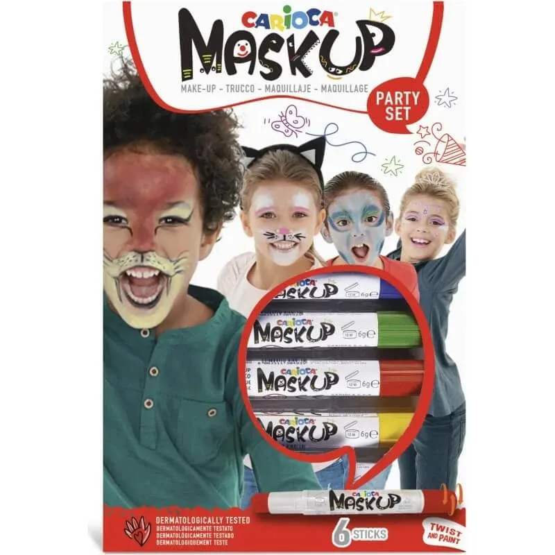 Petrecere „Carioca Mask up” – 6 markere pentru piele — preț și oferte