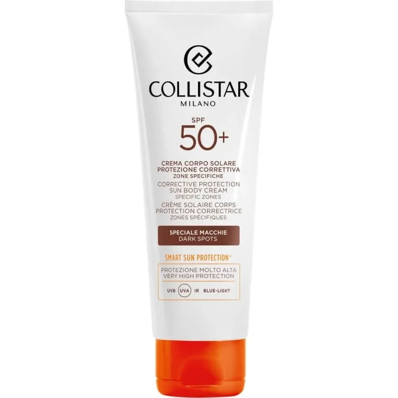 Collistar cremă solară SPF 50+ pentru corp, specială pentru pete, protecție foarte ridicată, 100 ml — preț și oferte