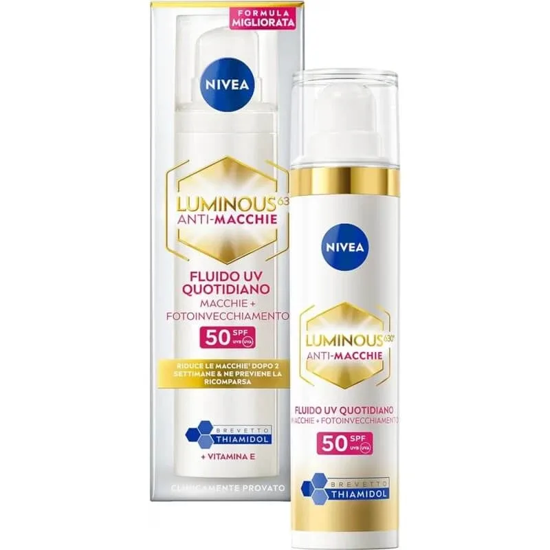 Nivea Luminous 630 anti-pete – cremă de zi SPF 50 cu triplă protecție, 40 ml — preț și oferte