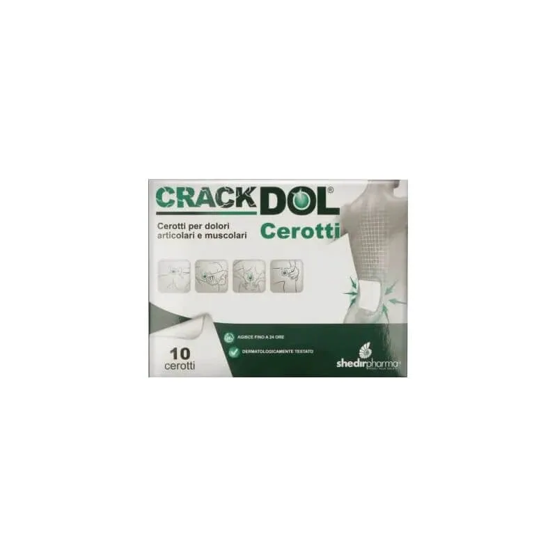 Crackdol - 10 plasturi antiinflamatori naturali — preț și oferte