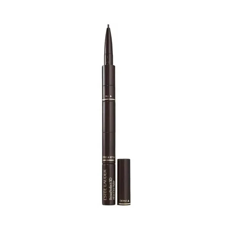 Estee Lauder Brow Perfect 3D All-in-One Styler – creion pentru sprâncene – maro închis — preț și oferte