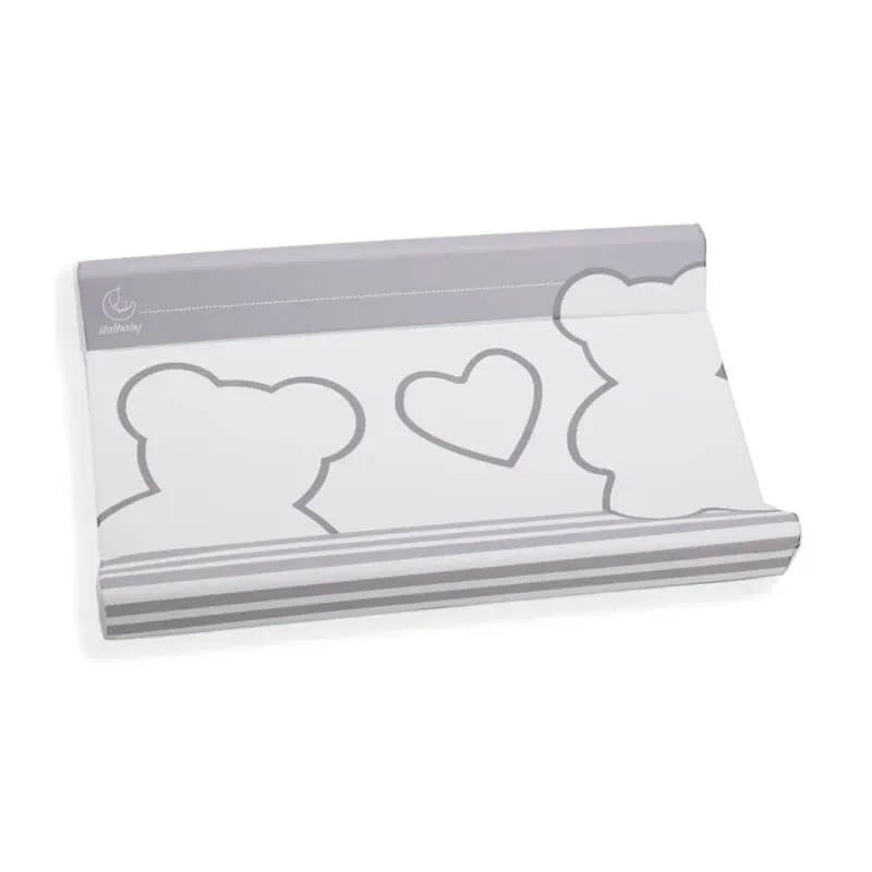 Italbaby Masă de schimbat scutece Matisse din PVC – gri, cu buzunar integrat, 81 x 49 x 10 cm — preț și oferte