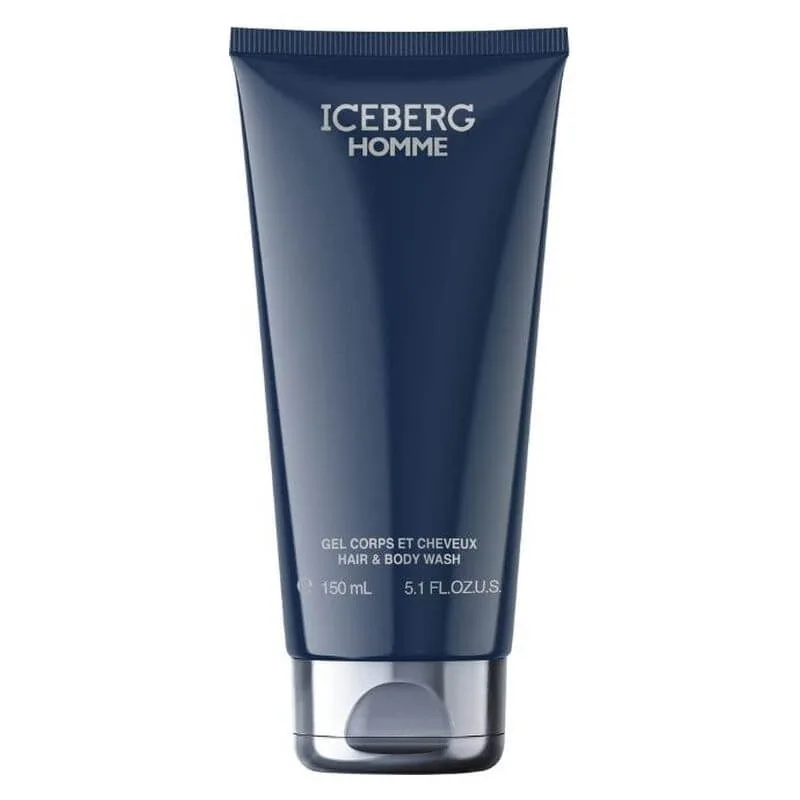 Iceberg Homme hair &amp; body wash – gel de duș energizant și răcoritor pentru corp și păr, 150 ml — preț și oferte