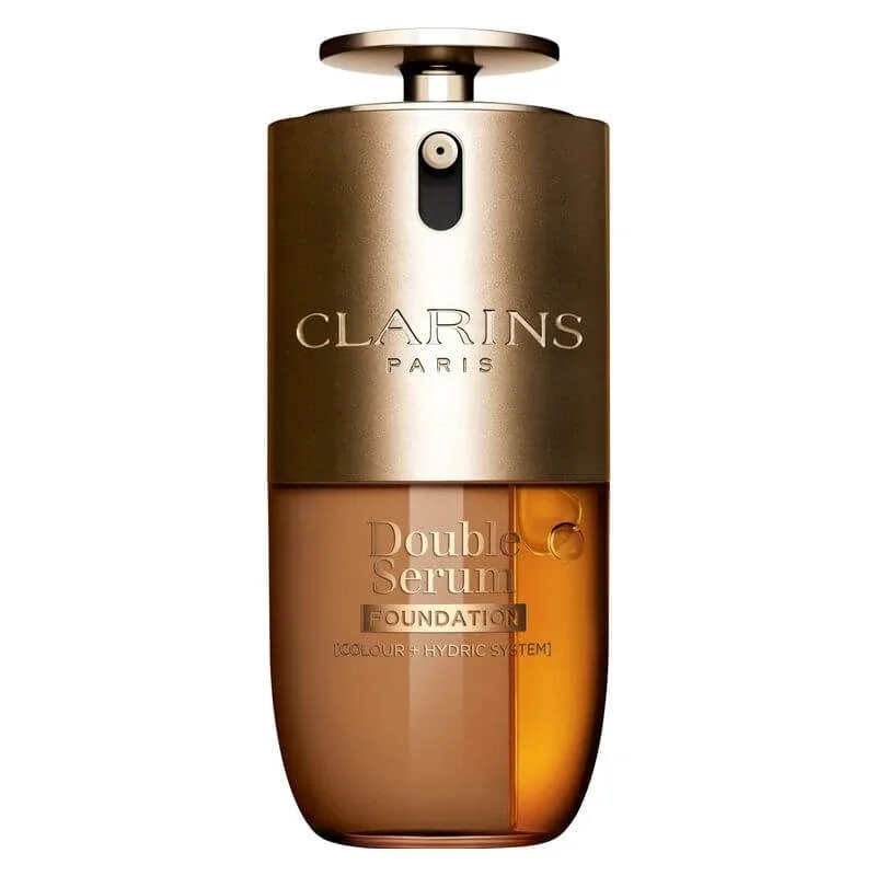 Clarins Double Serum Foundation – fond de ten hibrid sub formă de ser, nr. d2n — preț și oferte