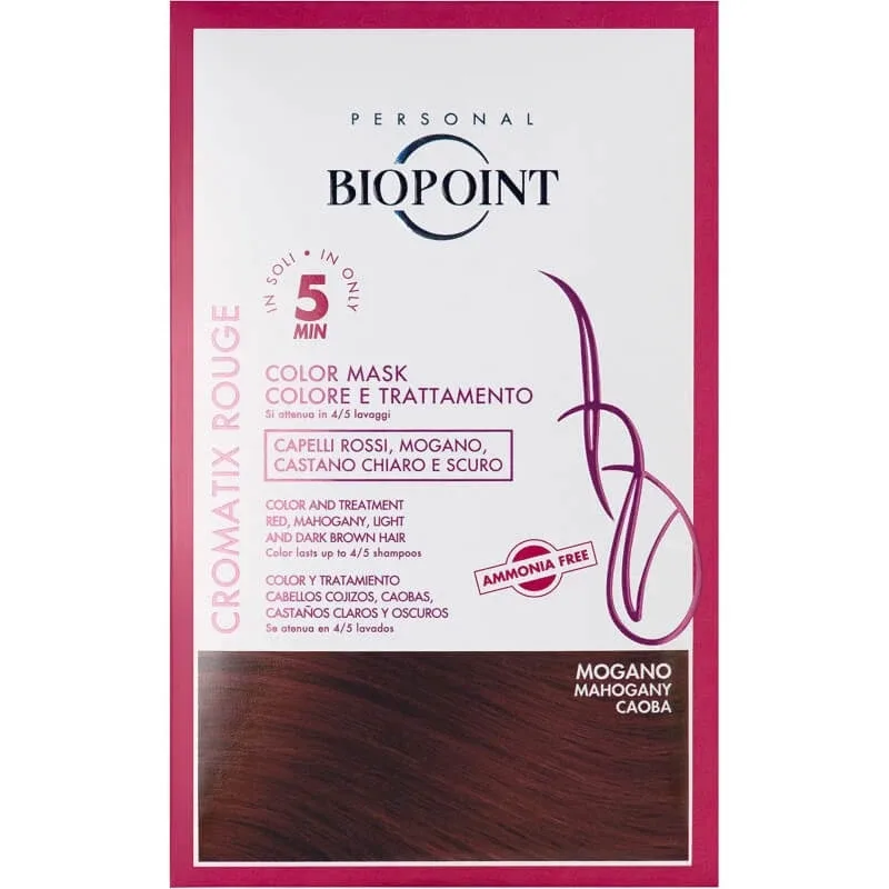 Biopoint Tratament de colorare Cromatix – mască de tratament pentru colorare în 5 minute, 30 ml, nuanța mahon — preț și oferte