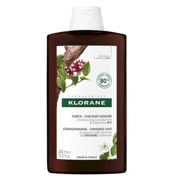 Sampon cu chinina si floare de colt, Klorane | 400 ml PIERRE FABRE — preț și oferte