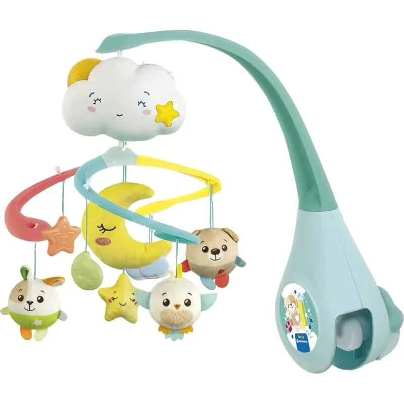Clementoni Sweet Cloud – pătuț mobil cu carusel — preț și oferte