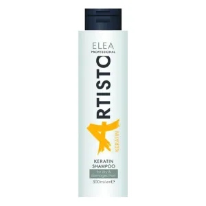 Sampon cu keratina pentru par uscat si deteriorat, Elea Artisto | 300 ml