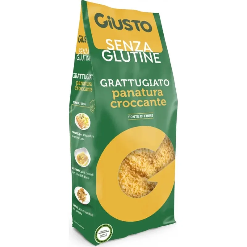 Giusto Fără gluten – ras, pentru panare crocantă, 200 g — preț și oferte