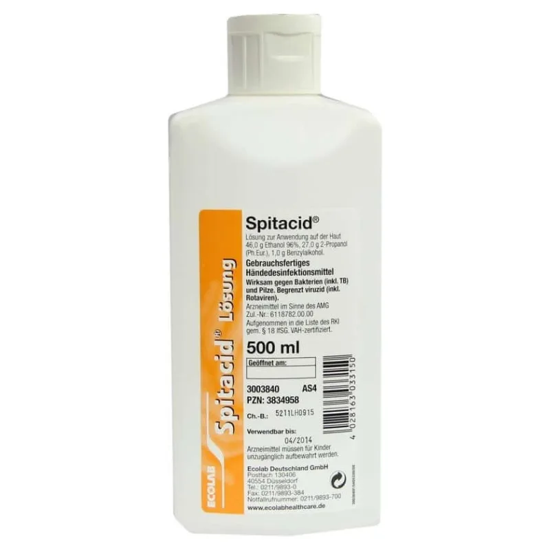 Spitacid – Dezinfectant pentru mâini, flacon cu dozator, 500 ml — preț și oferte