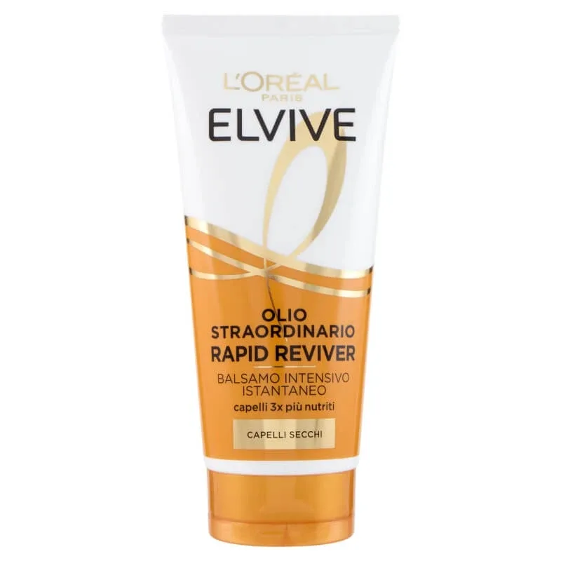 Elvive Ulei extraordinar Rapid Reviver – balsam intensiv cu efect instantaneu pentru părul uscat și lipsit de strălucire, 180 ml — preț și oferte