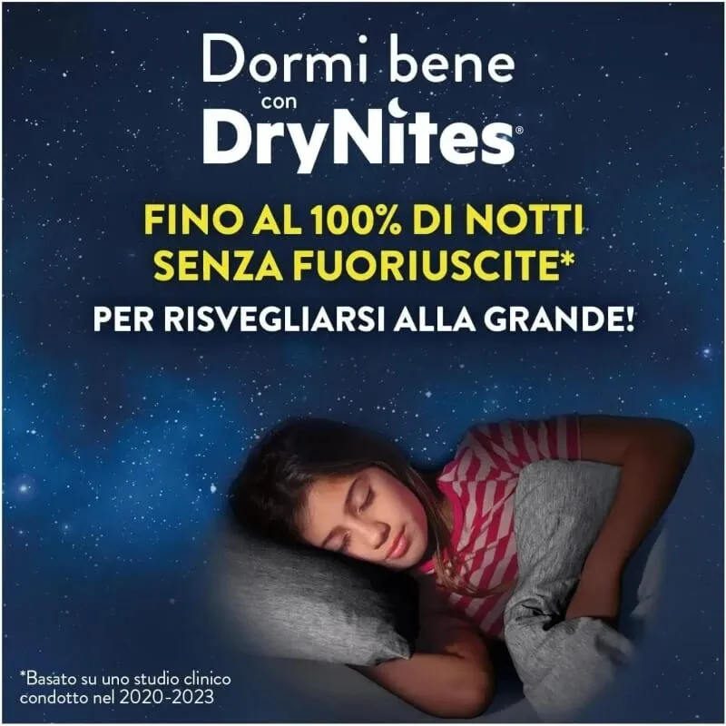 Huggies DryNites – 10 chiloți absorbante pentru fetițe cu vârsta între 4 și 7 ani — preț și oferte