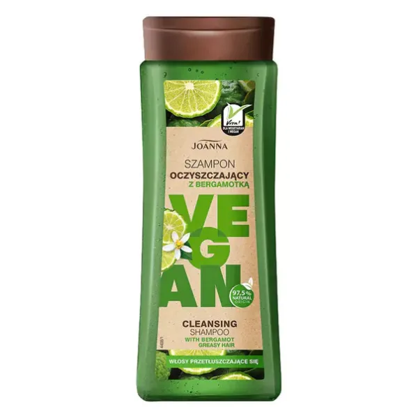Sampon curatare si detoxifiere par gras Vegan, Joanna | 300 ml — preț și oferte