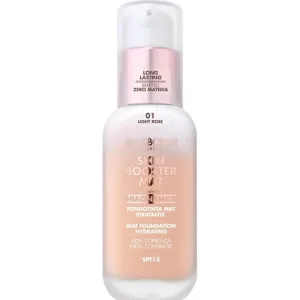 Deborah Skin Booster Mat SPF 15 – fond de ten mat hidratant – nr. 01 light rose