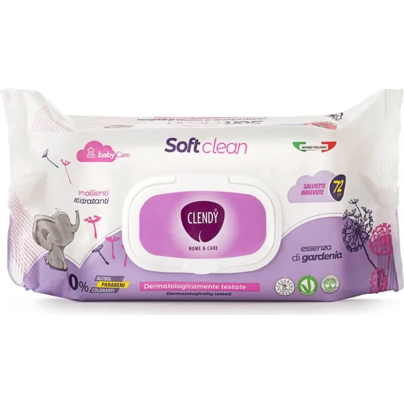 Clendy Soft Clean Baby, 72 de șervețele umede — preț și oferte