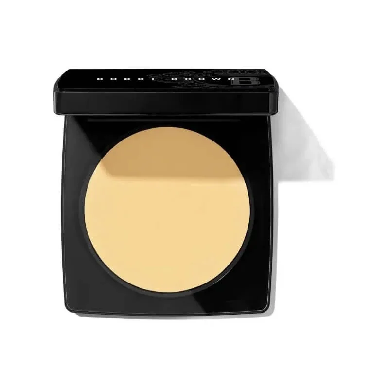 Bobbi Brown Sheer Finish Pressed Powder – pudră compactă – galben pal — preț și oferte