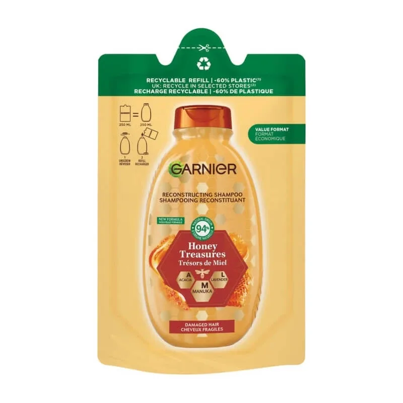 Garnier Comori de miere – șampon pentru păr fragil – rezerve de 250 ml — preț și oferte