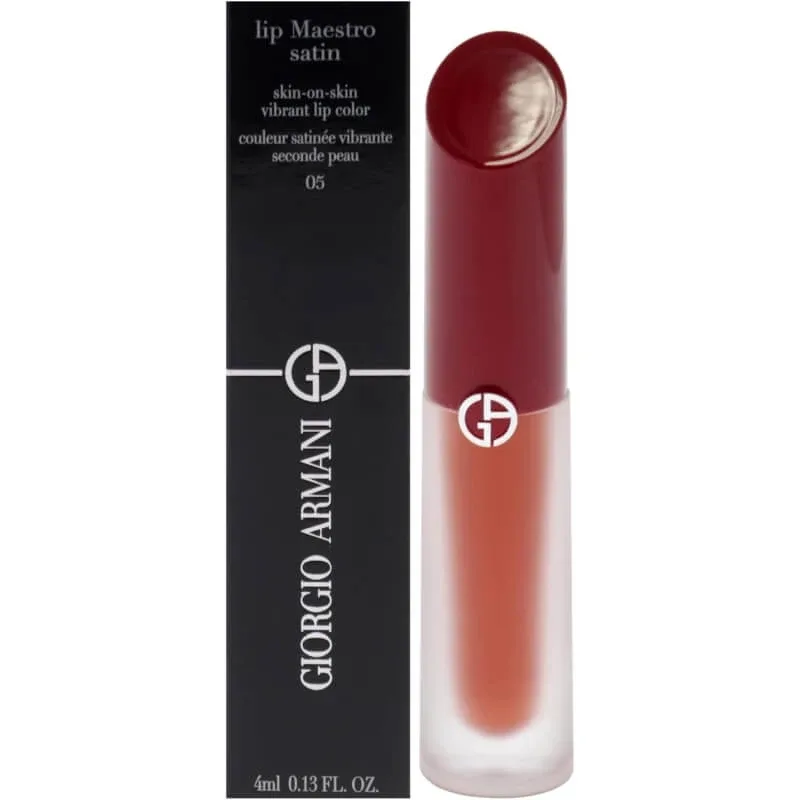 Giorgio Armani Lip Maestro Satin – ruj lichid nr. 05 Night Out — preț și oferte
