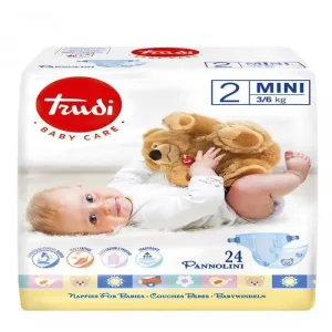 Trudi Baby Care 2 mini – 24 de scutece pentru bebeluși de 3/6 kg