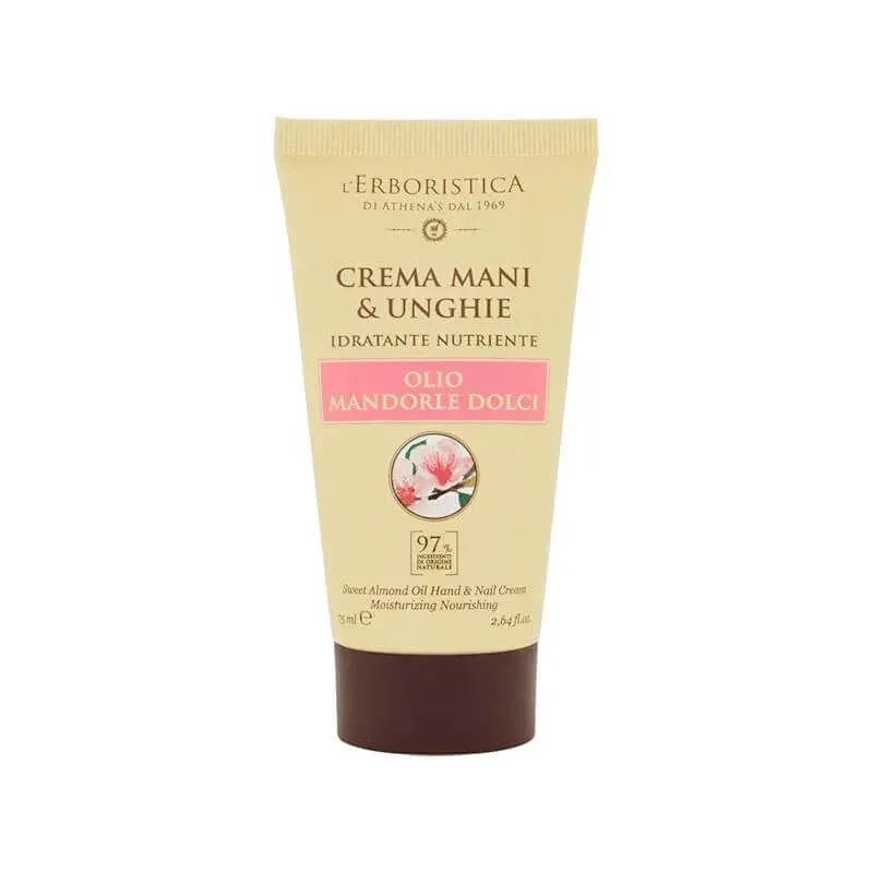 Produse pe bază de plante Ulei de migdale dulci – cremă hidratantă și hrănitoare pentru mâini și unghii, 75 ml L'Erboristica — preț și oferte