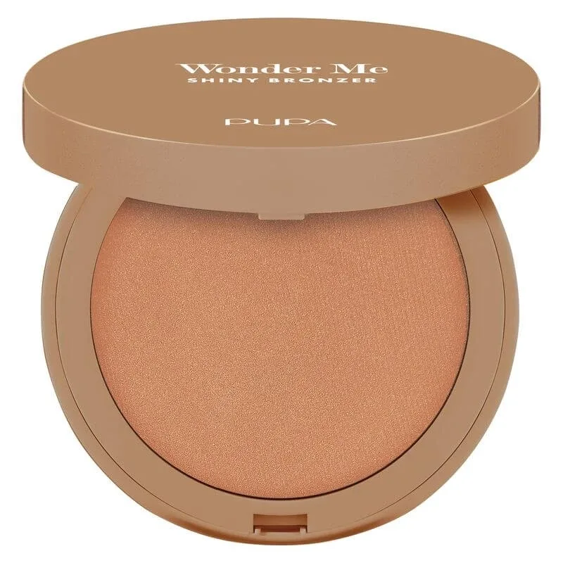 Pupa Wonder Me Shiny Bronzer – pudră bronzantă luminoasă nr. 001 light neutral — preț și oferte
