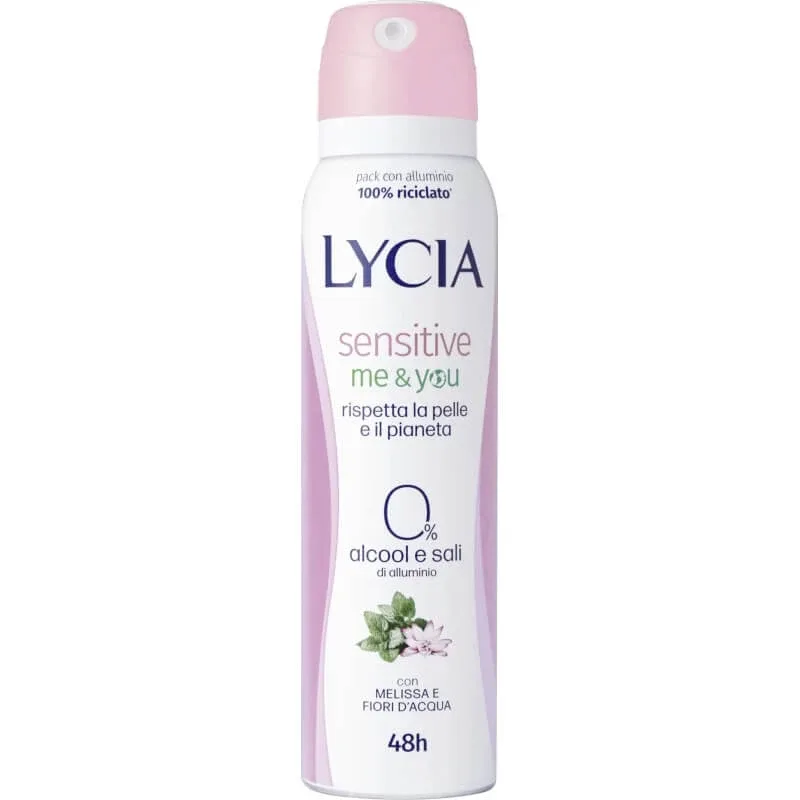Lycia Sensitive me &amp; you melisă și flori de apă - deodorant spray 150 ml — preț și oferte