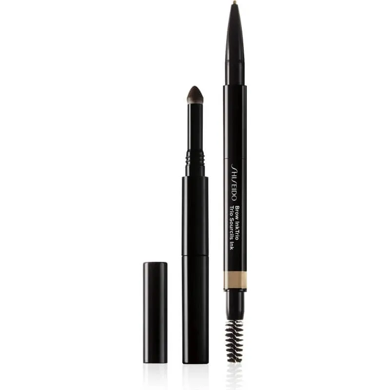 Shiseido Brow inktrio - creion pentru sprâncene nr. 02 taupe — preț și oferte