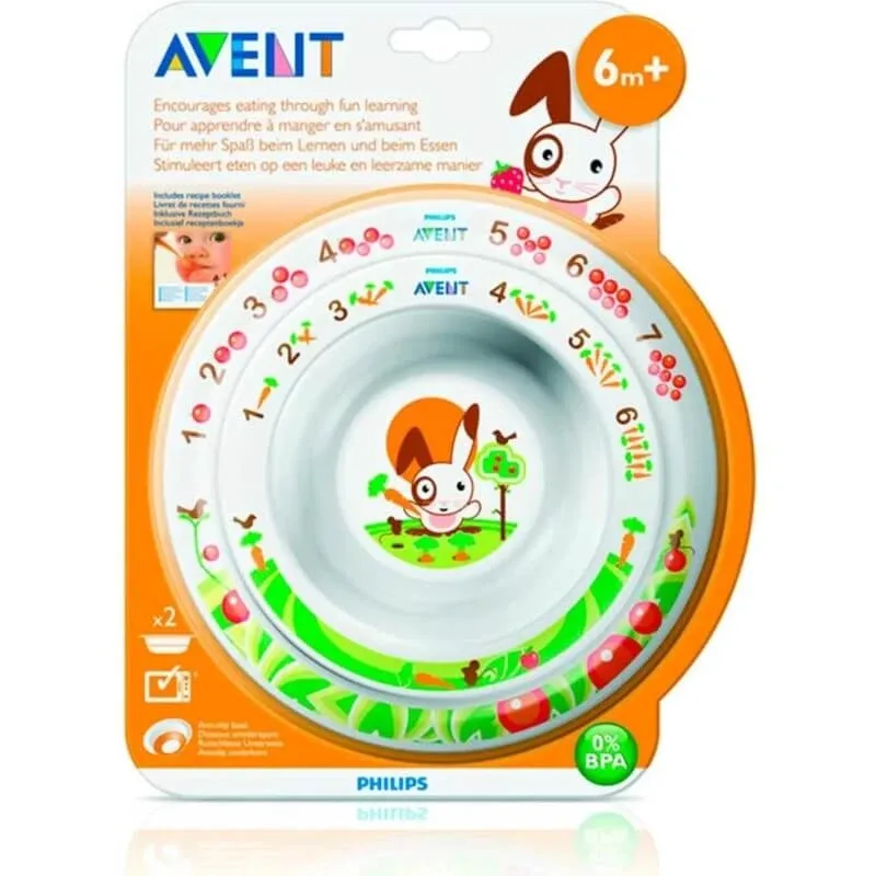 Set de farfurii adânci Avent – 2 farfurii — preț și oferte