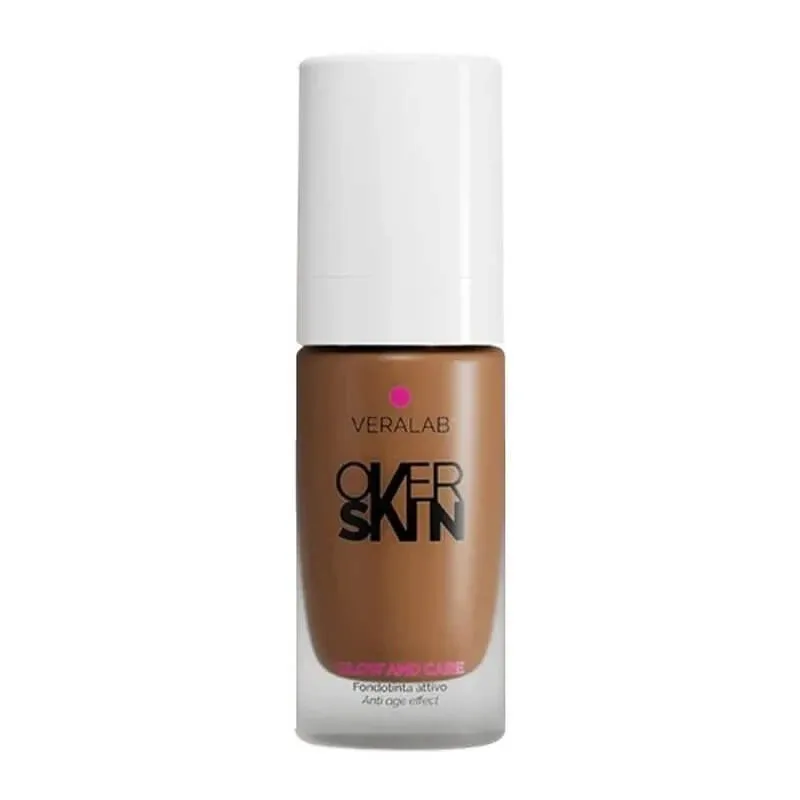 Veralab Overskin glow and care – fond de ten activ, luminos și hidratant, nr. 12 pecan — preț și oferte