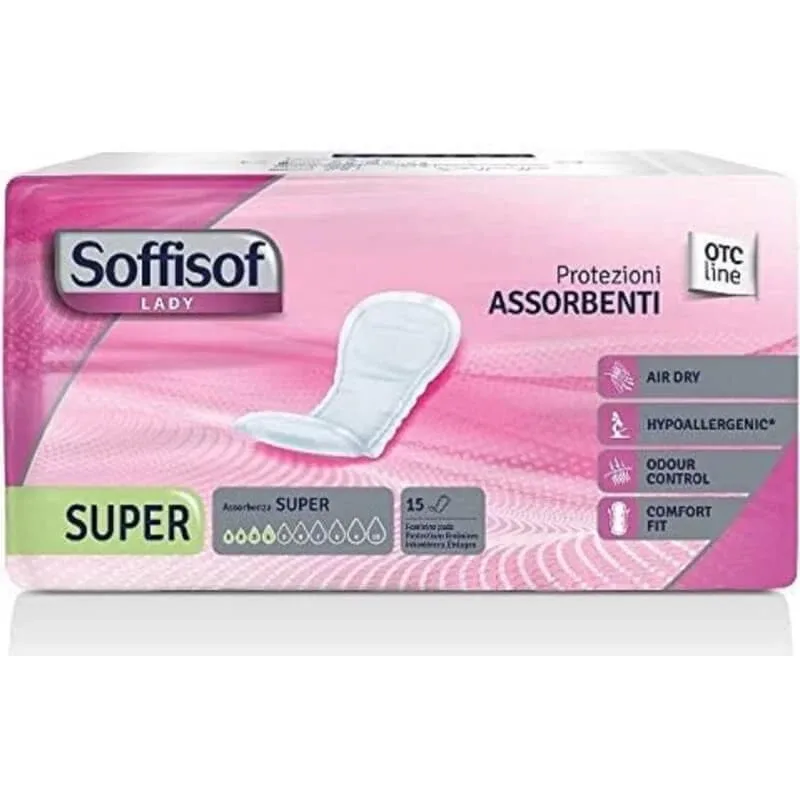 Soffisof Lady - 15 tampoane super pentru incontinență ușoară — preț și oferte