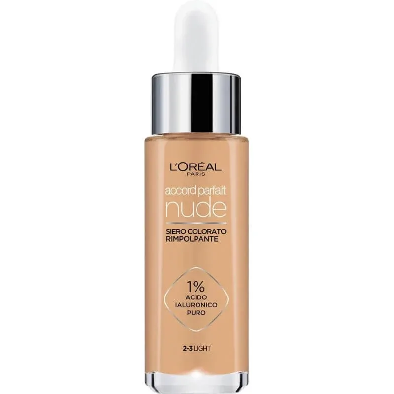 L’Oréal Paris Accord Parfait Nude – ser colorat cu efect de volum – nr. 2-3 light — preț și oferte