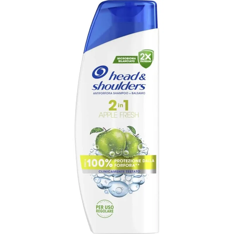 Head &amp; Shoulders 2 în 1 Apple Fresh – șampon + balsam antimătreață 250 ml Head & Shoulders — preț și oferte